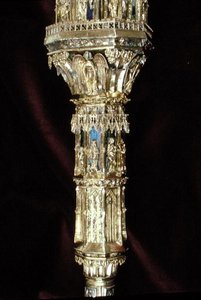 Capital of the Crozier of William of Wykeham (c.1320-1404) (detail)